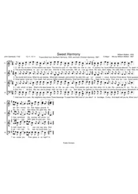Sweet Harmony - William Walker