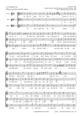 Selig zu preisen ist der Mann