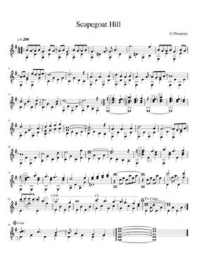 Scapegoat Hill for solo guitar