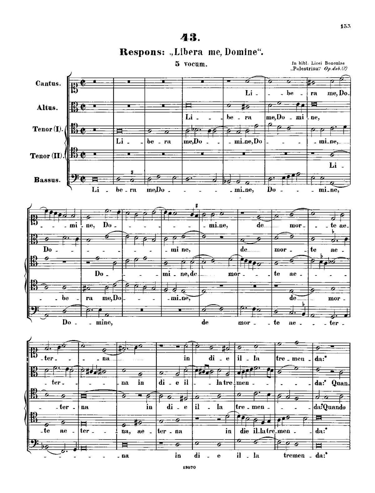 Libera me, Domine - Page 1
