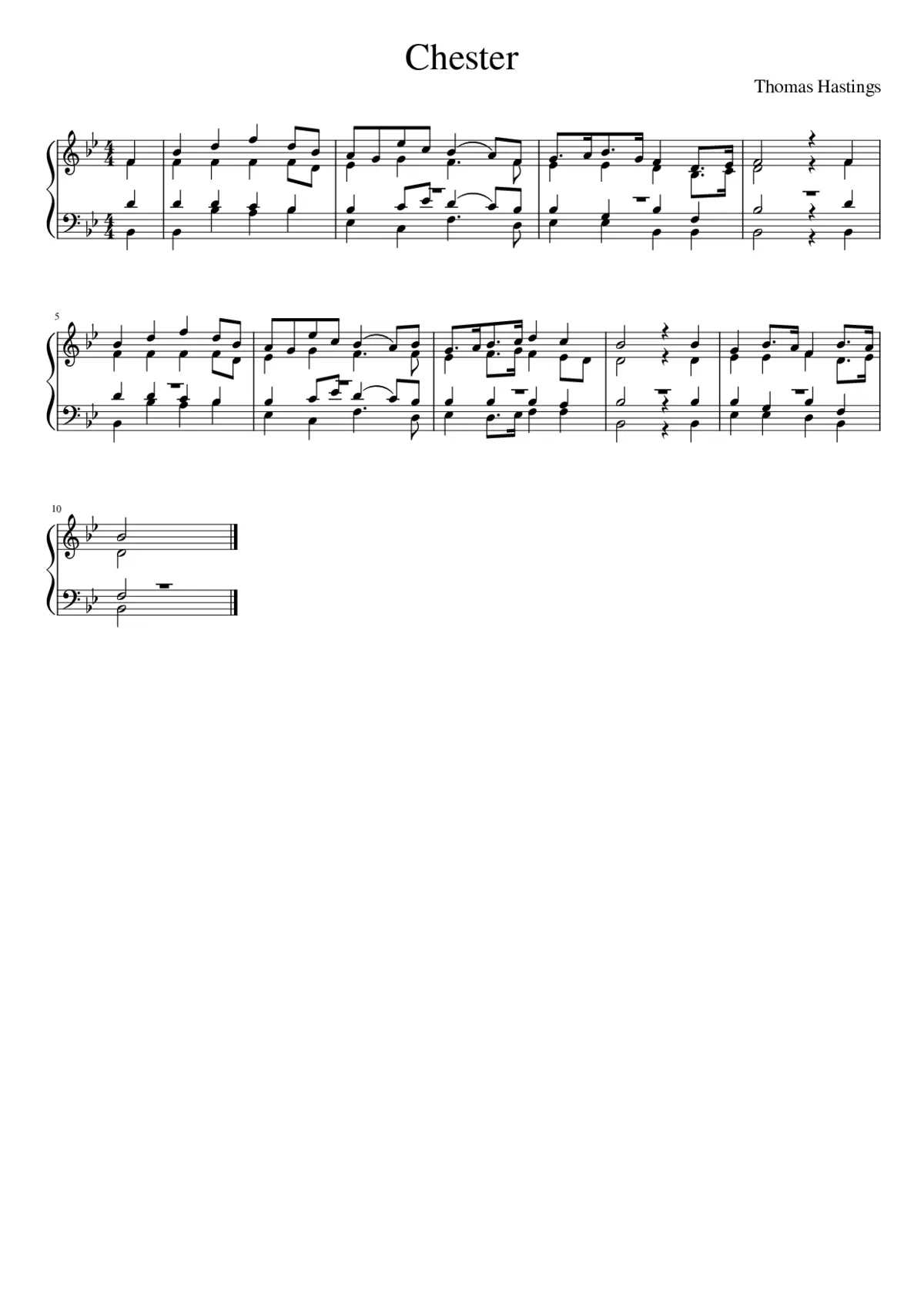 CHESTER (Hastings) - Page 1