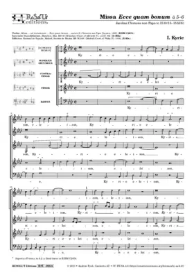 Missa Ecce quam bonum