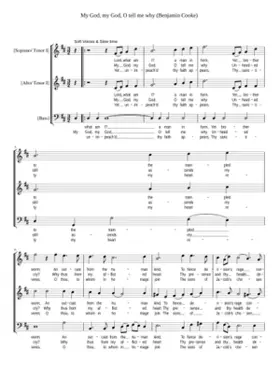 My God my God O tell me why