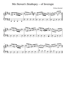 Mrs Stewart's Strathspey -- of Inverugie