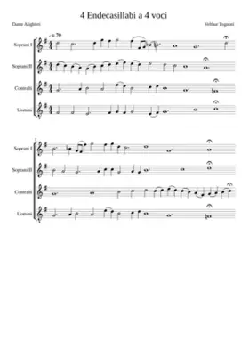 Quattro endecasillabi a quattro voci