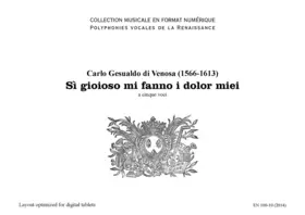 Sì gioioso mi fanno i dolor miei