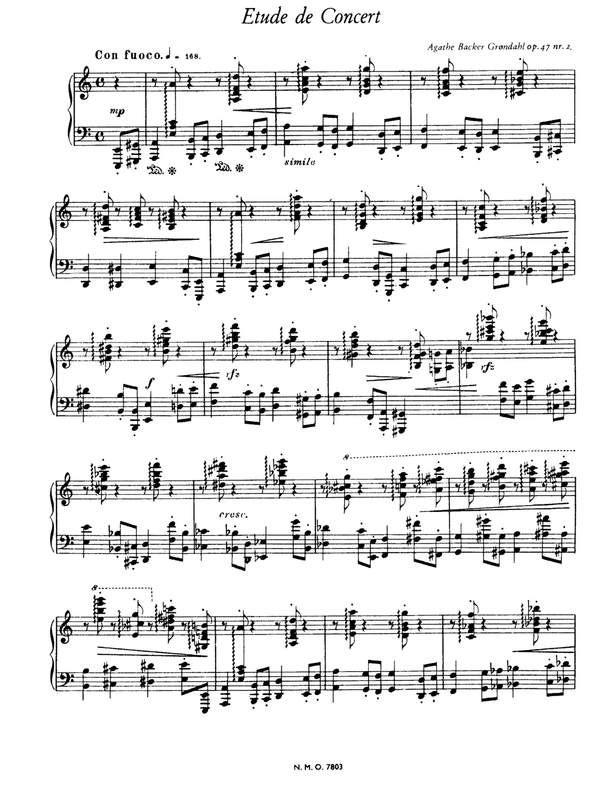 3 Etudes de concert - Page 1