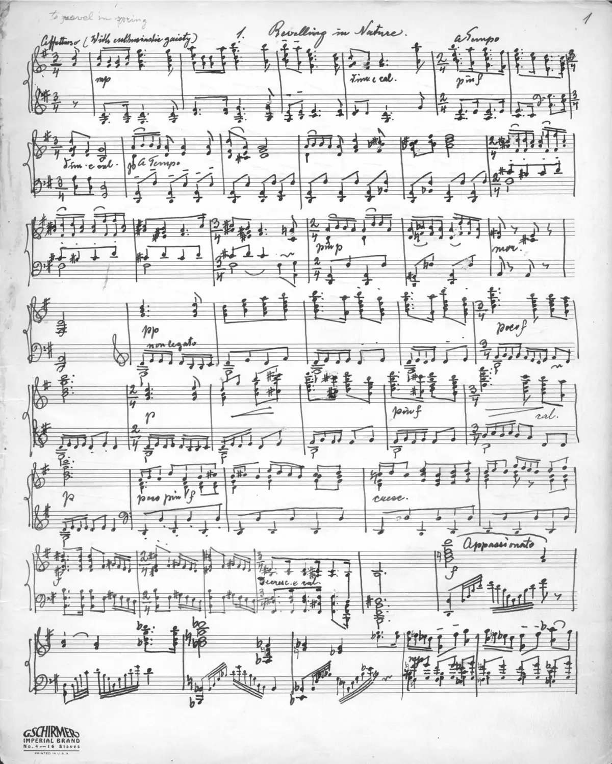 12 Pieces for Piano Solo - Page 1