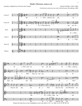 Hodie Christus natus est