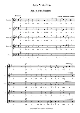 Motetten Op. 163