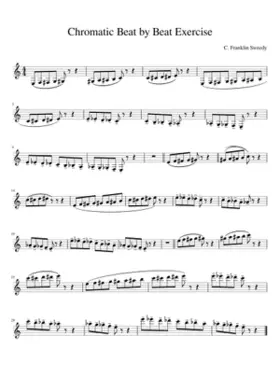 Clarinet: Chromatic Scale Beat by Beat Exercise
