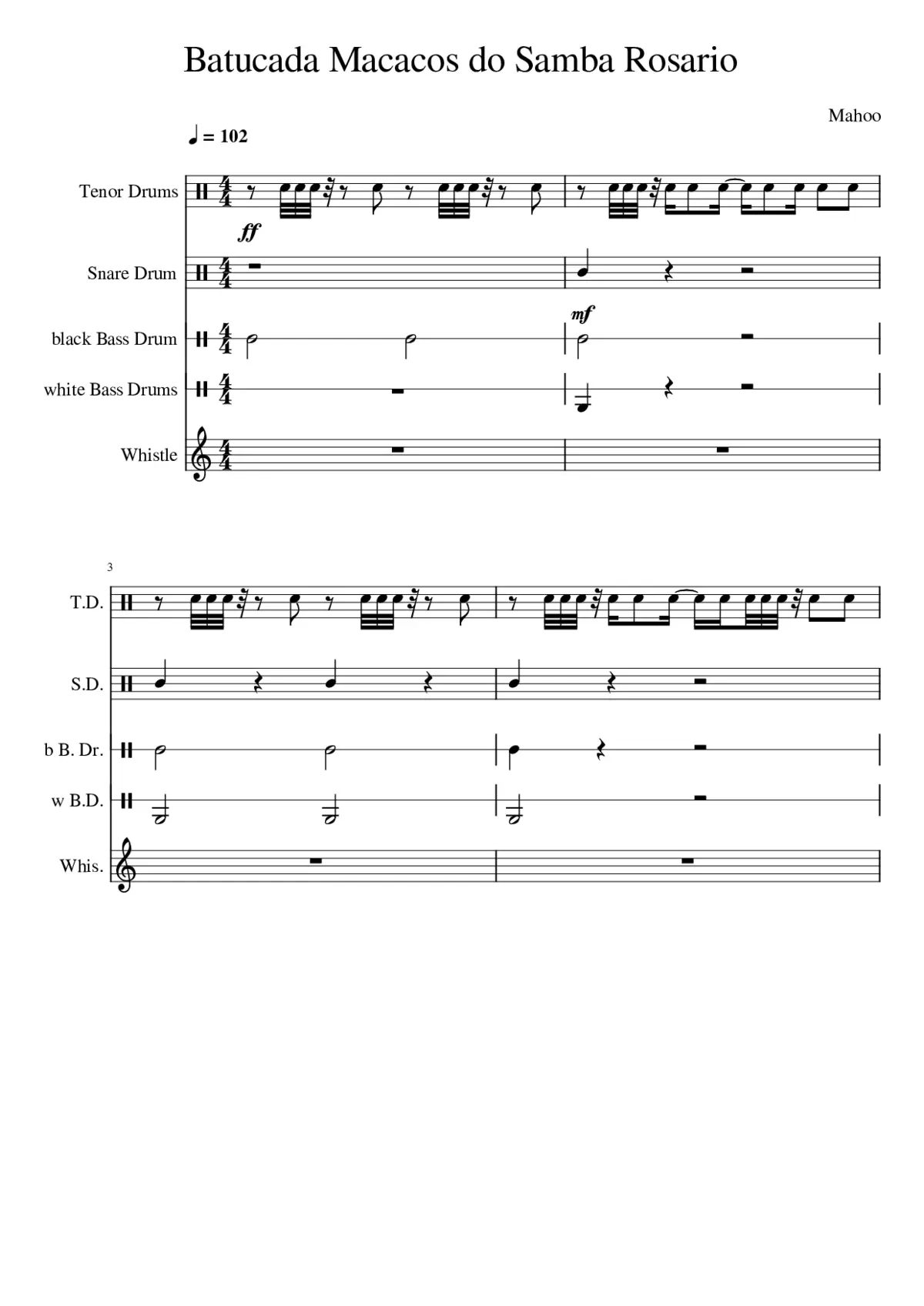 Samba Batucada Breaks - Page 1