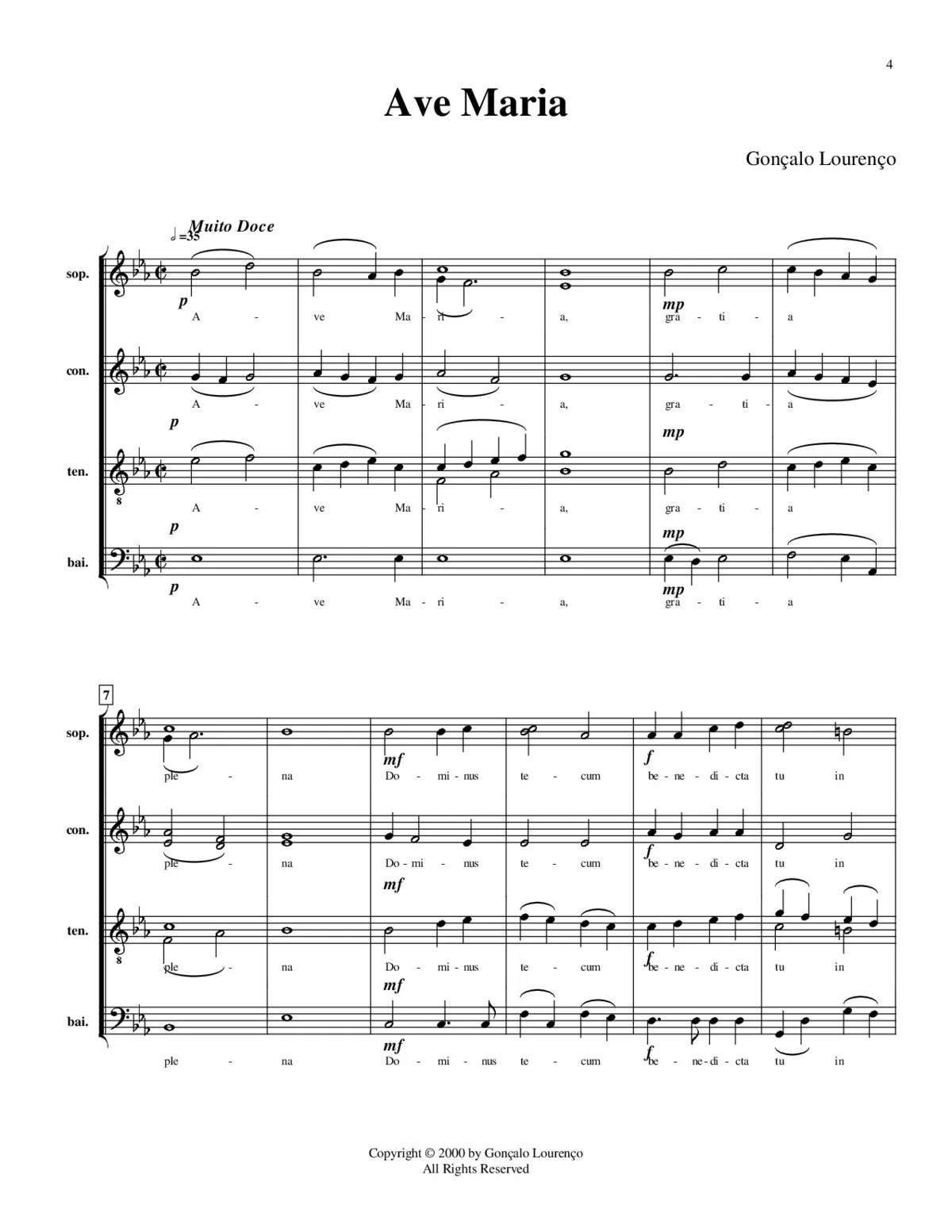 Ave Maria - Page 1