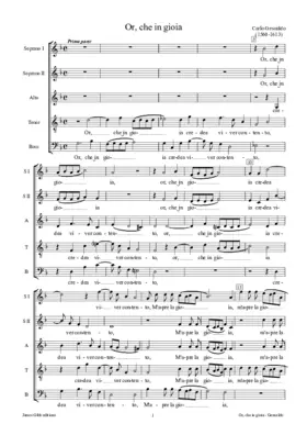 Or, che in gioia