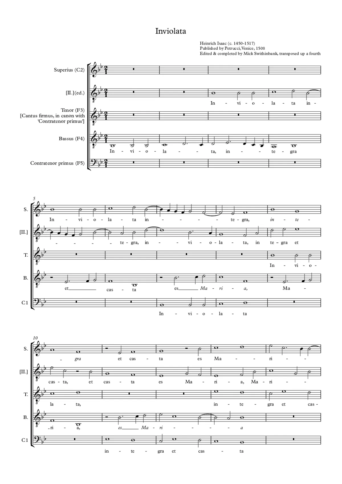 Inviolata - Page 1
