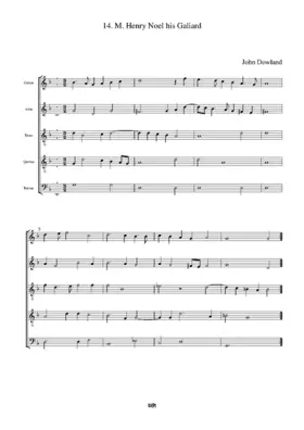 Mr. Henry Noel his Galliard