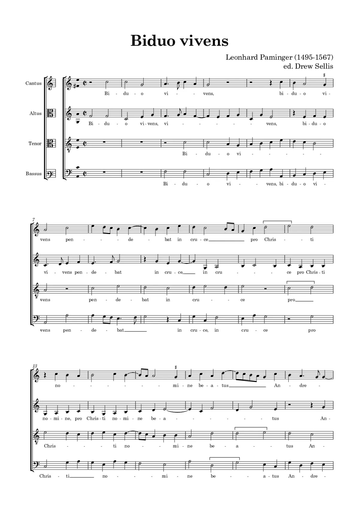 Biduo vivens - Page 1