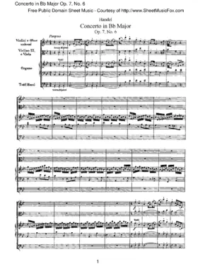 Organ Concerto in B-flat major