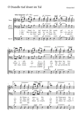 O Diandle tiaf drunt im Tal