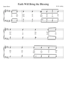 If you need uplifting if you need a song (Ackley)