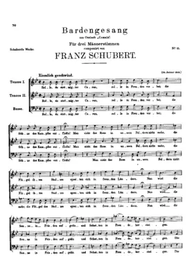 Bardengesang, D.147