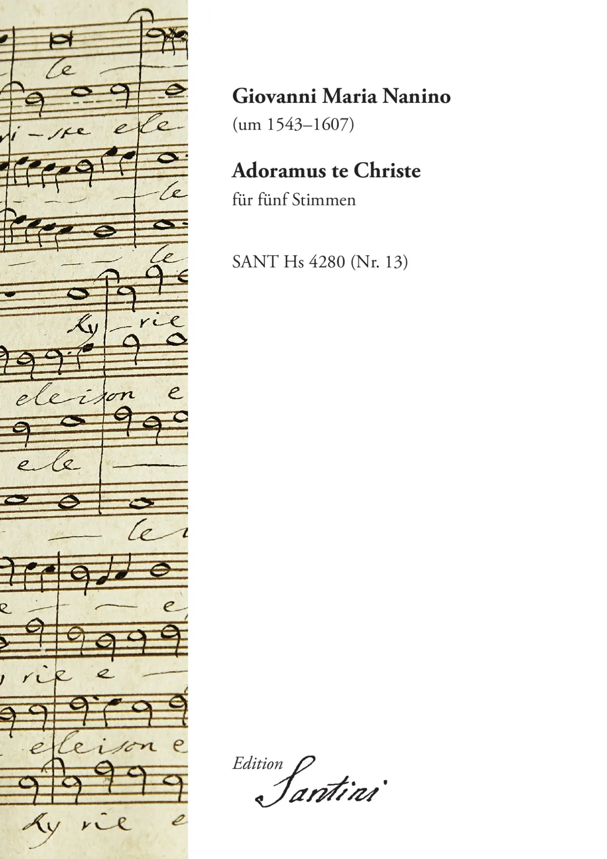 Adoramus te Christe - Page 1