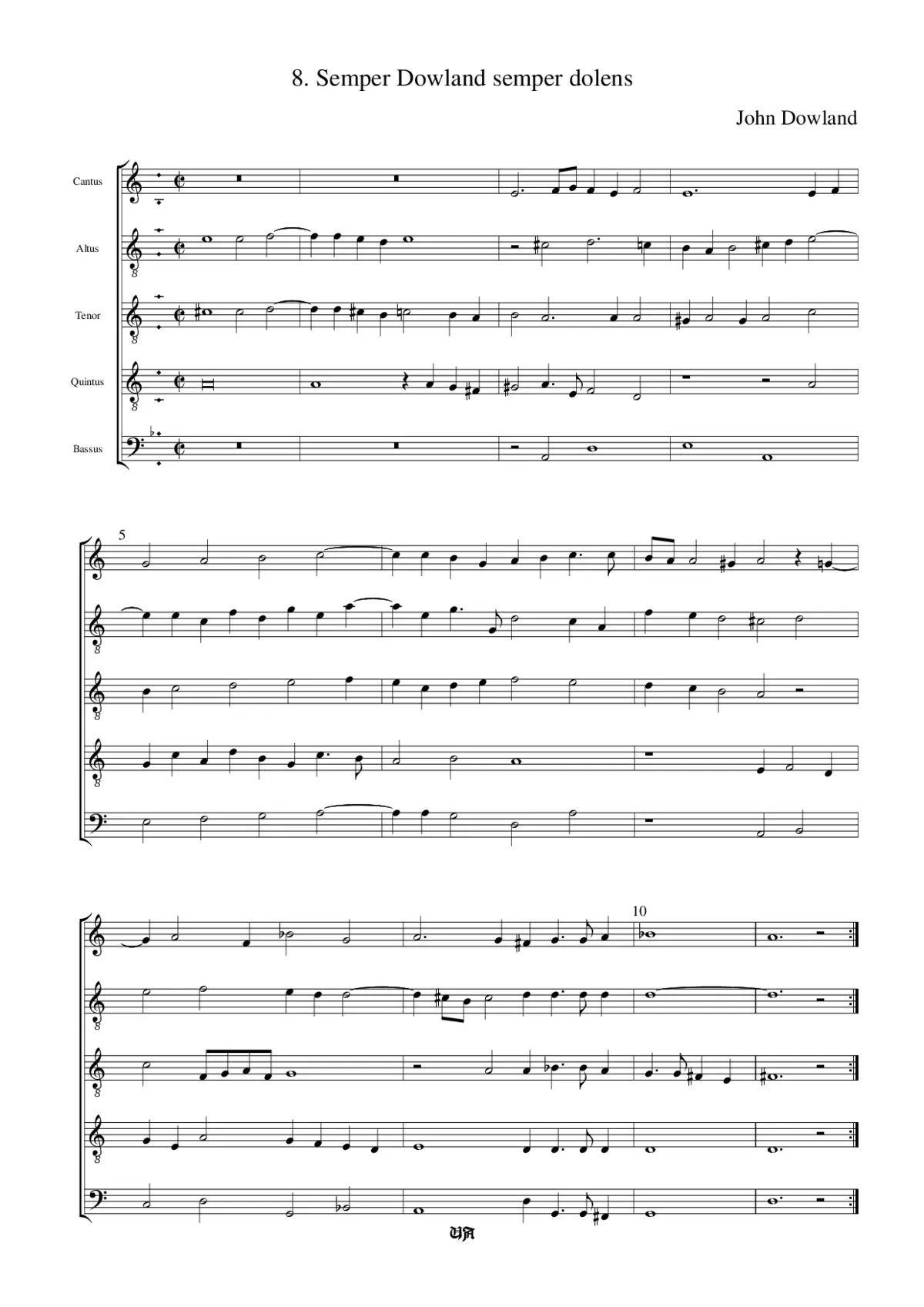 Semper Dowland semper dolens - Page 1