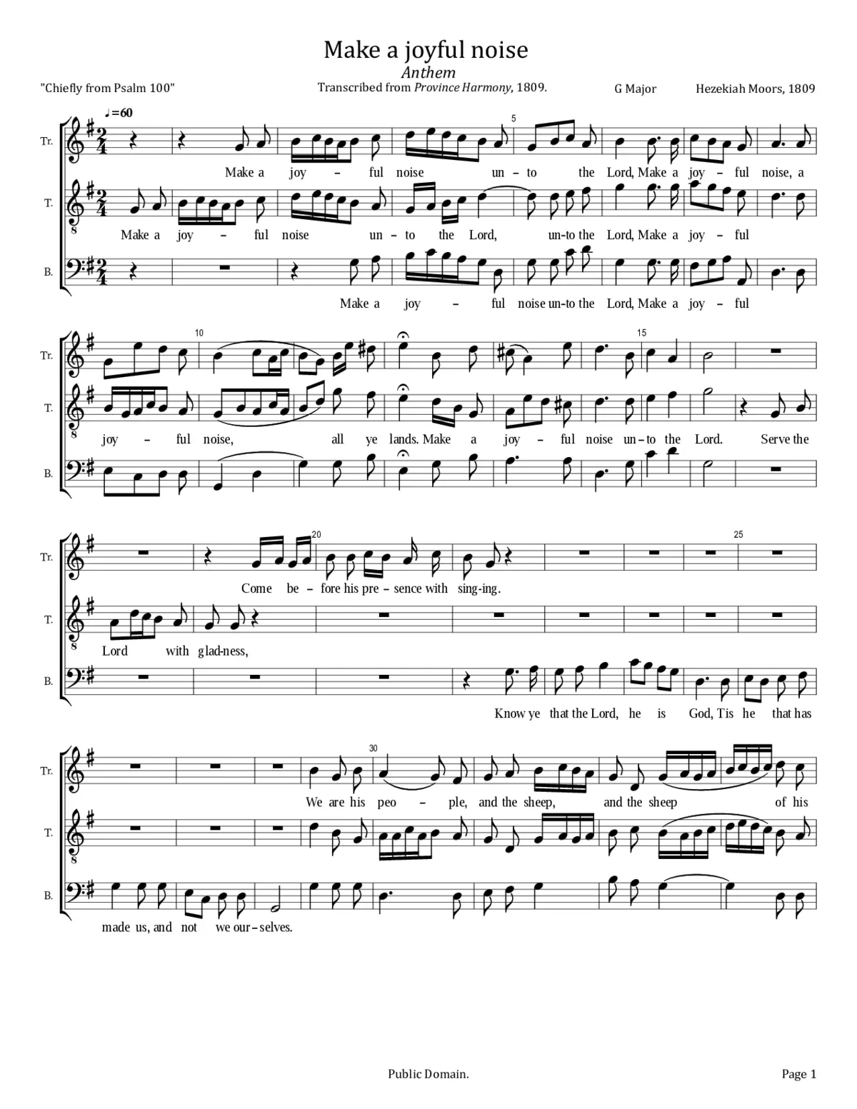 Make a joyful noise - Page 1