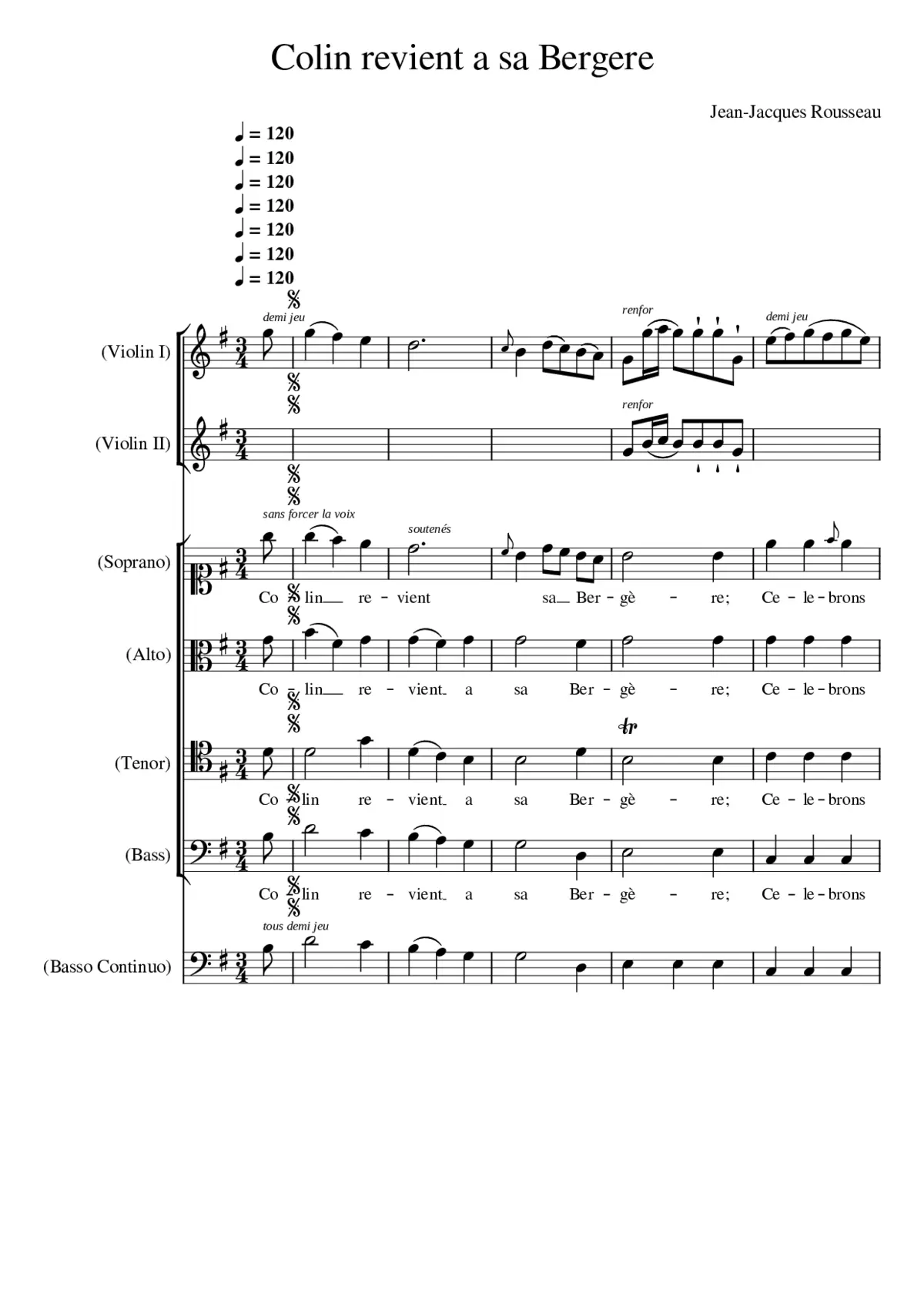 Colin revient a sa Bergere - Page 1