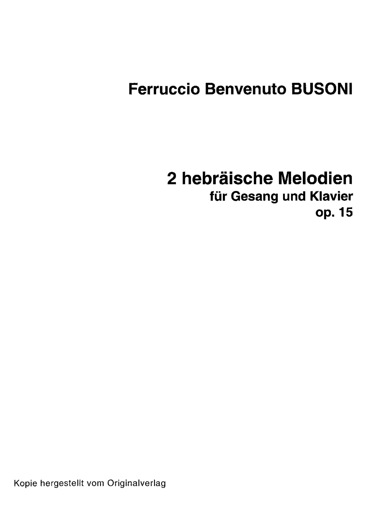 2 Lieder - Page 1
