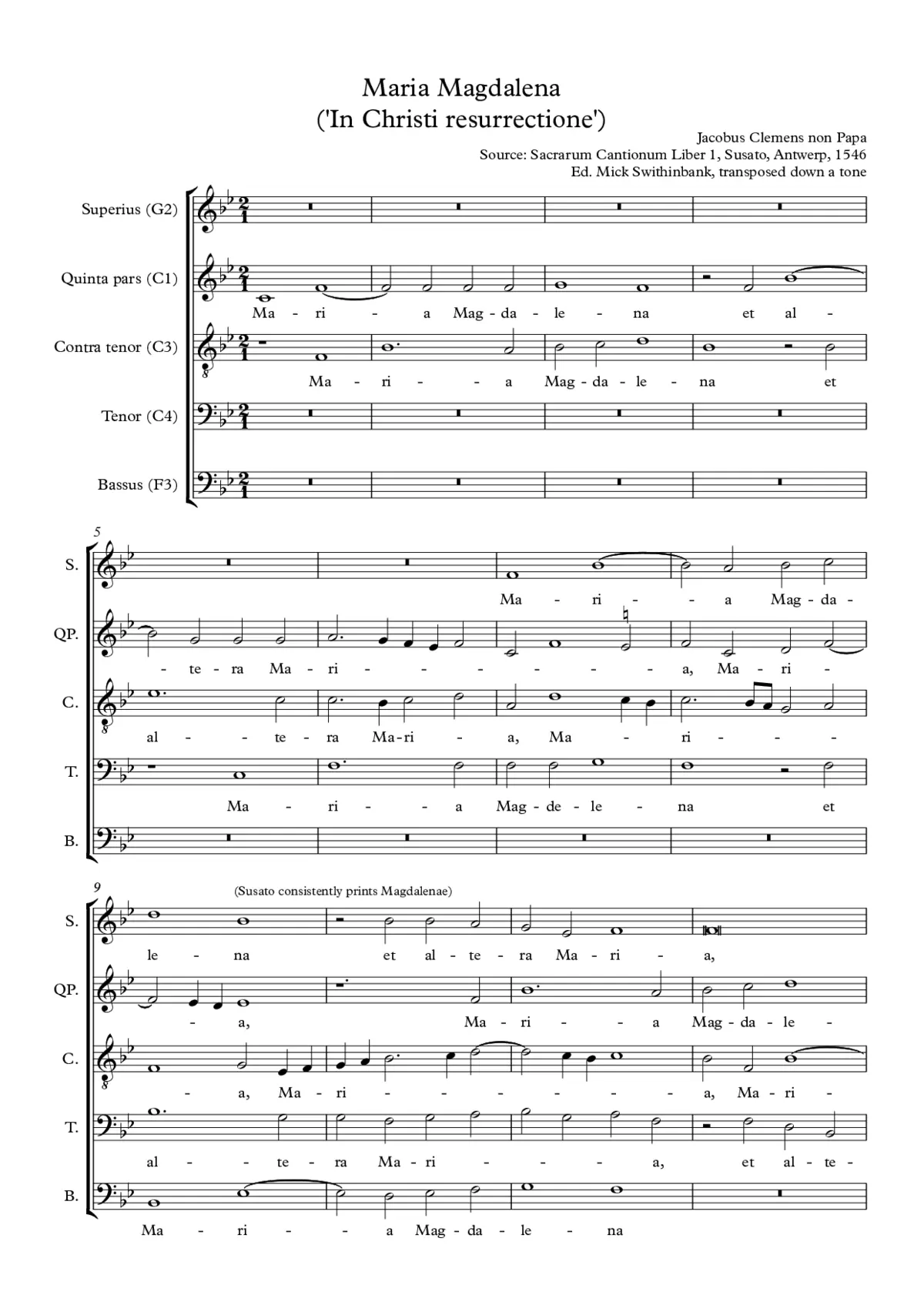 Maria Magdalena - Page 1