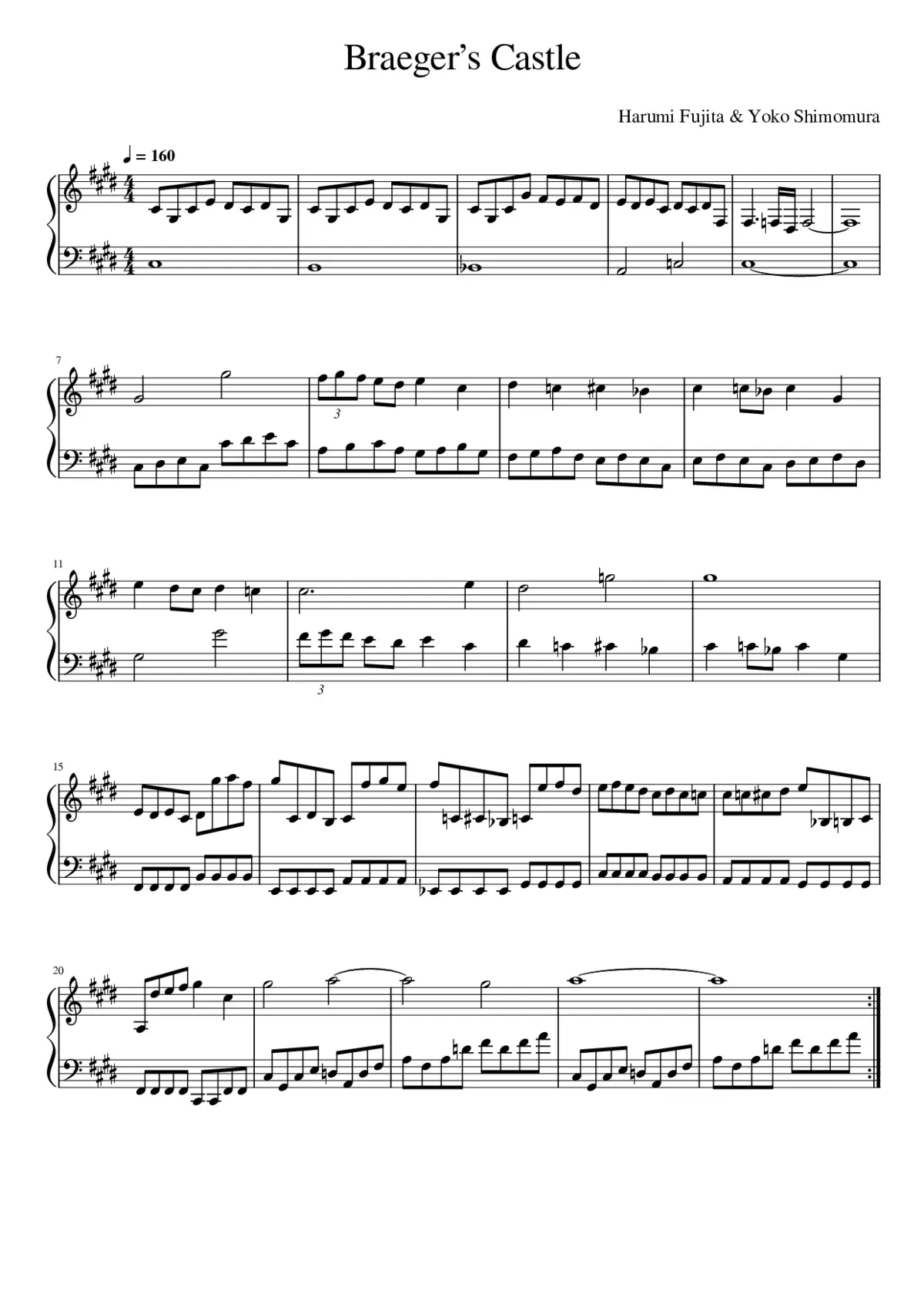 Gargoyle's Quest - Braeger's Castle - Page 1