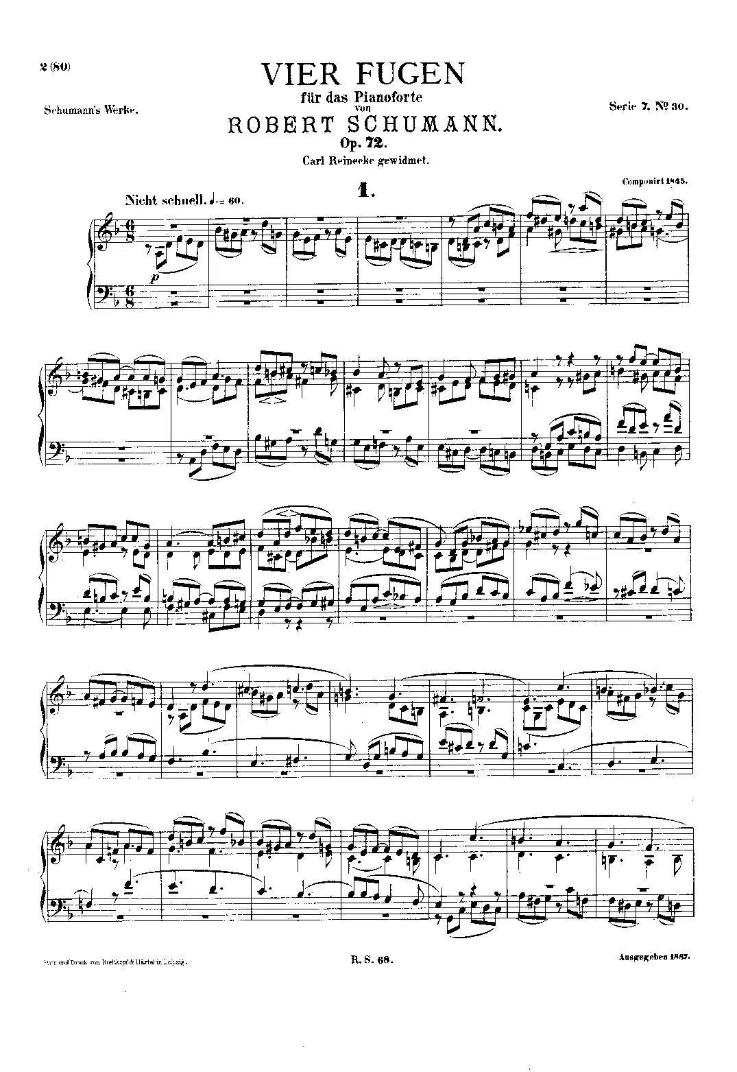 4 Fugues - Page 1