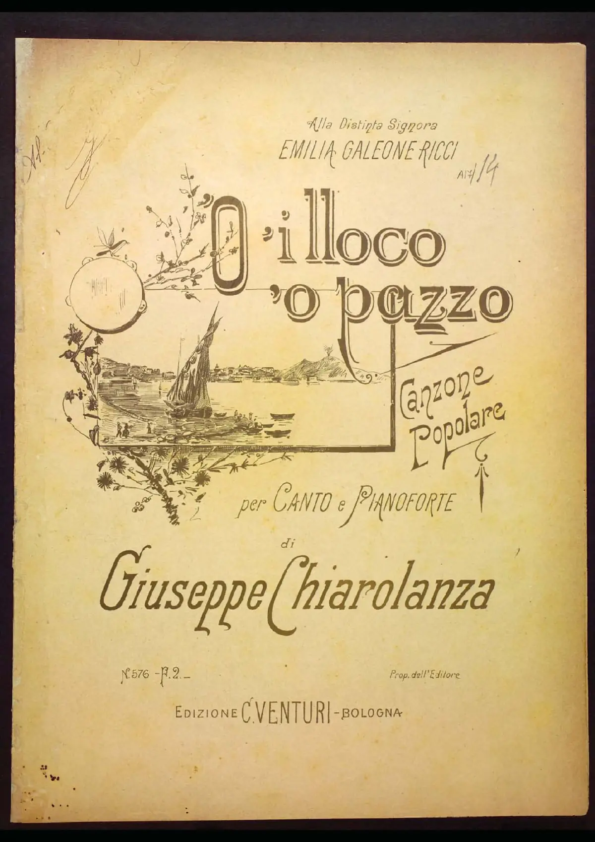 'O 'i lloco 'o pazzo - Page 1