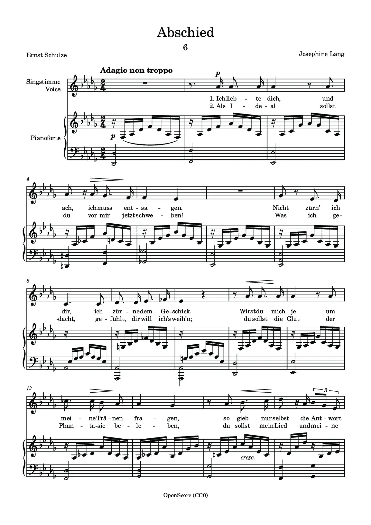 Abschied - Page 1