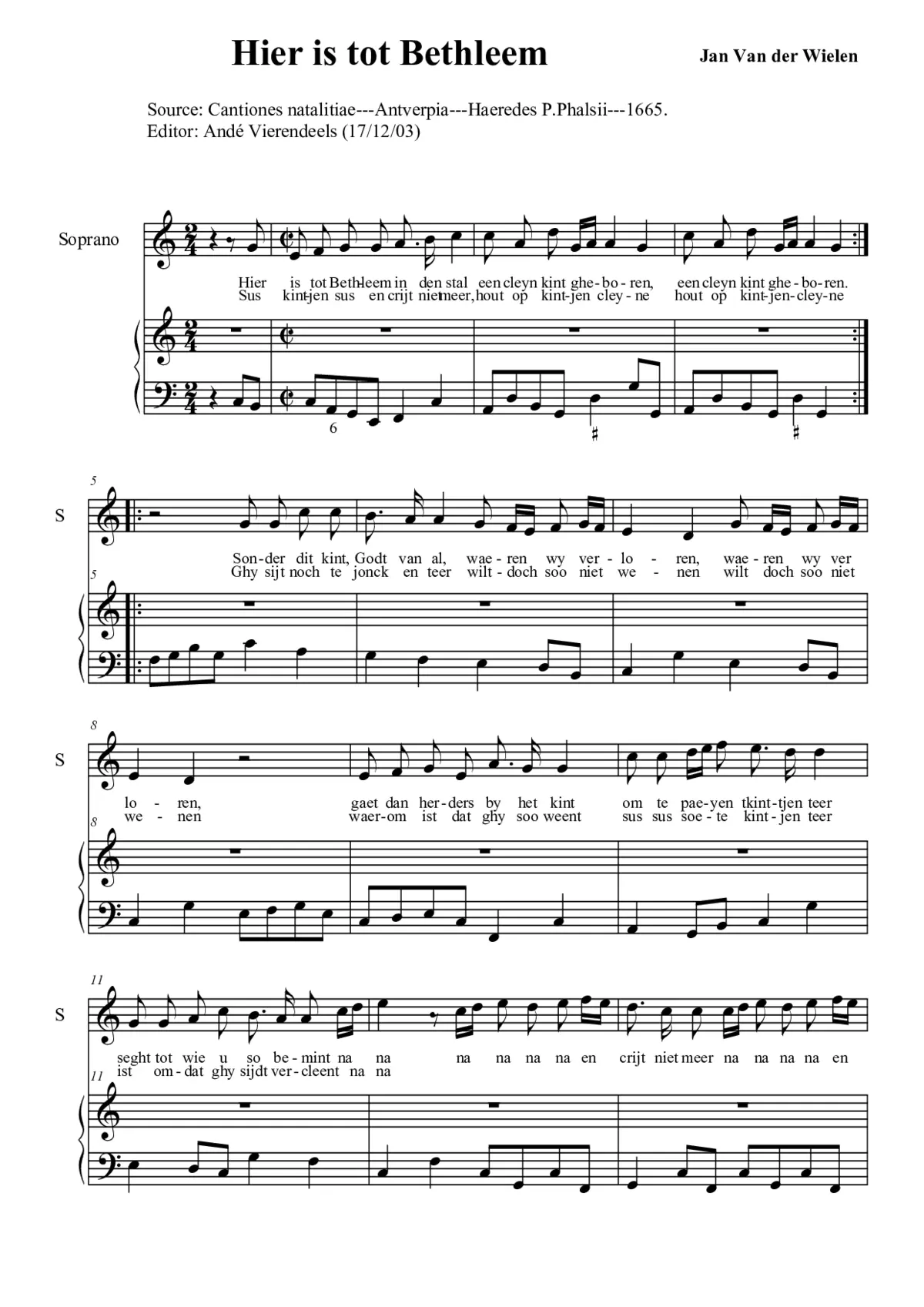 Hier is tot Bethleem - Page 1