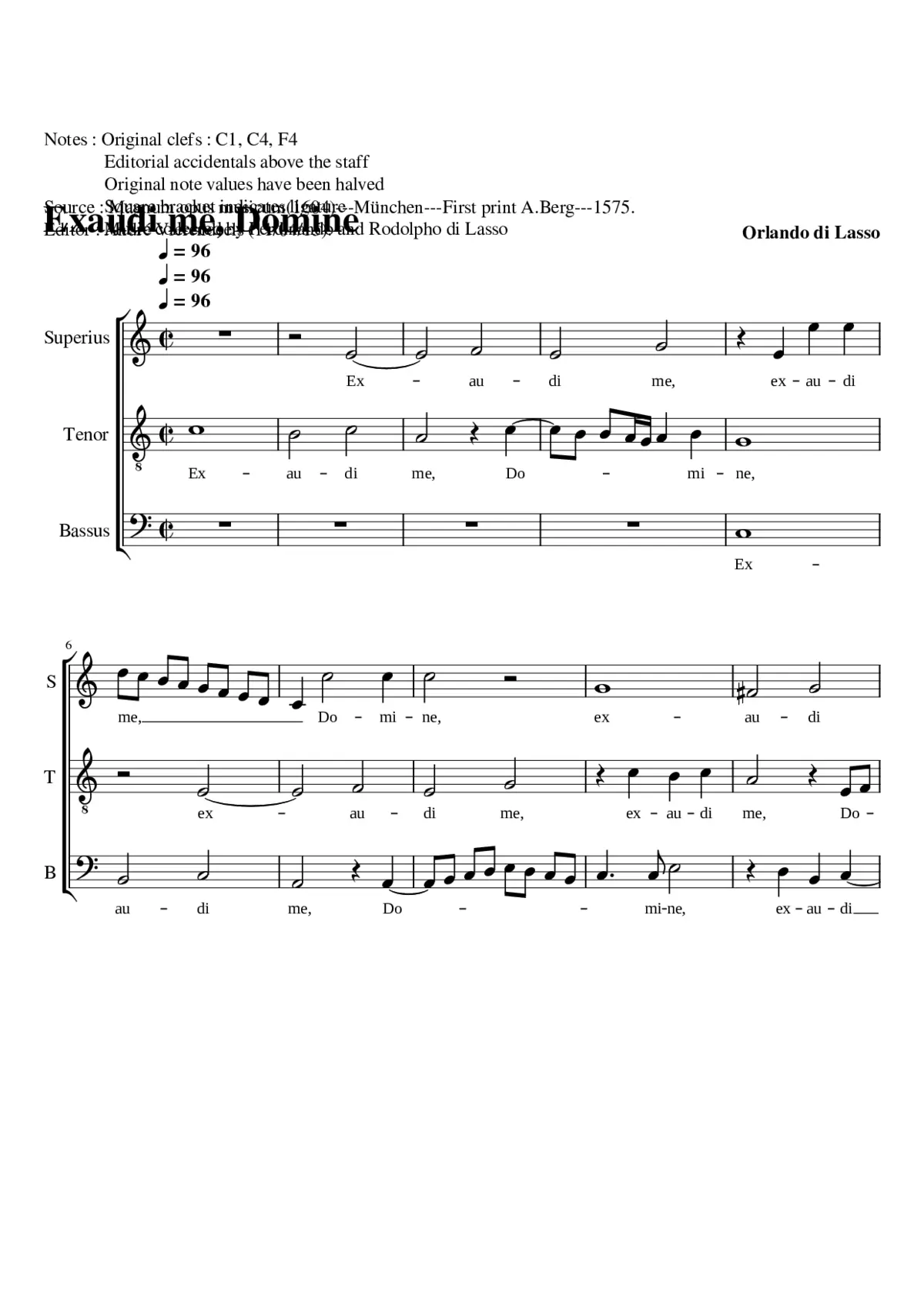 Exaudi me Domine - Page 1