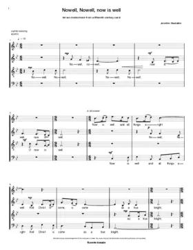 Nowell, Nowell, now is well