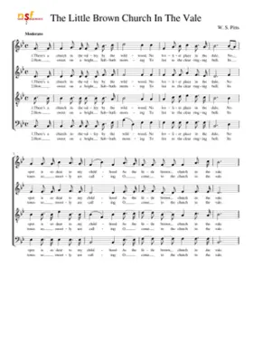 Little brown church in the vale