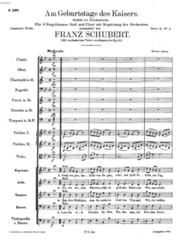 Am Geburtstage des Kaisers