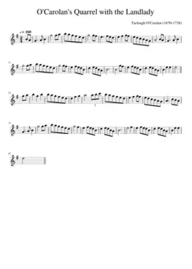 O'Carolan's Quarrel with the Landlady