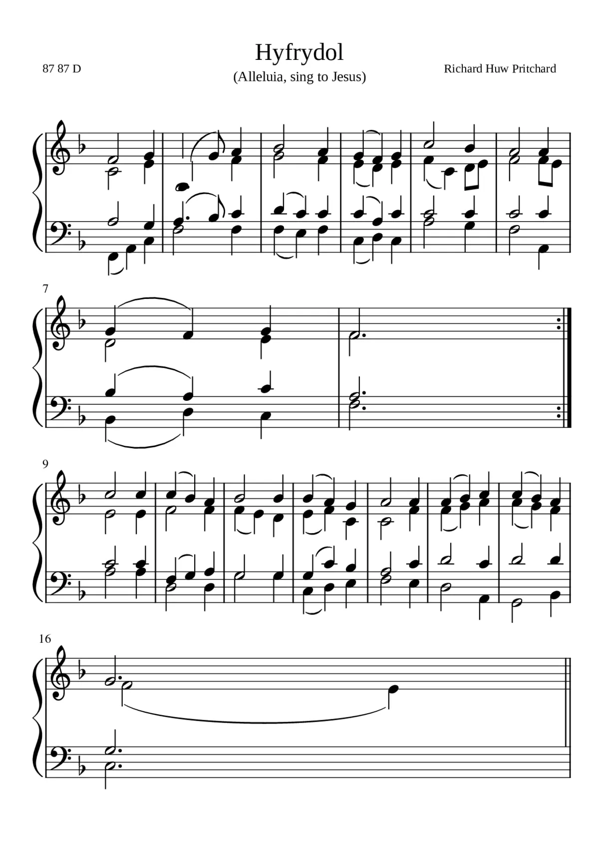 Hyfrydol - Page 1