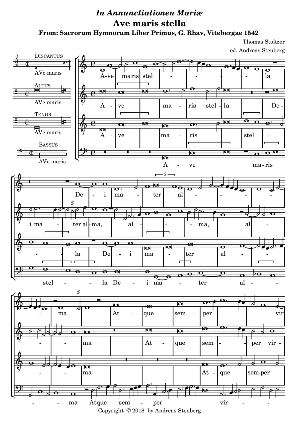 Ave maris stella - Page 1
