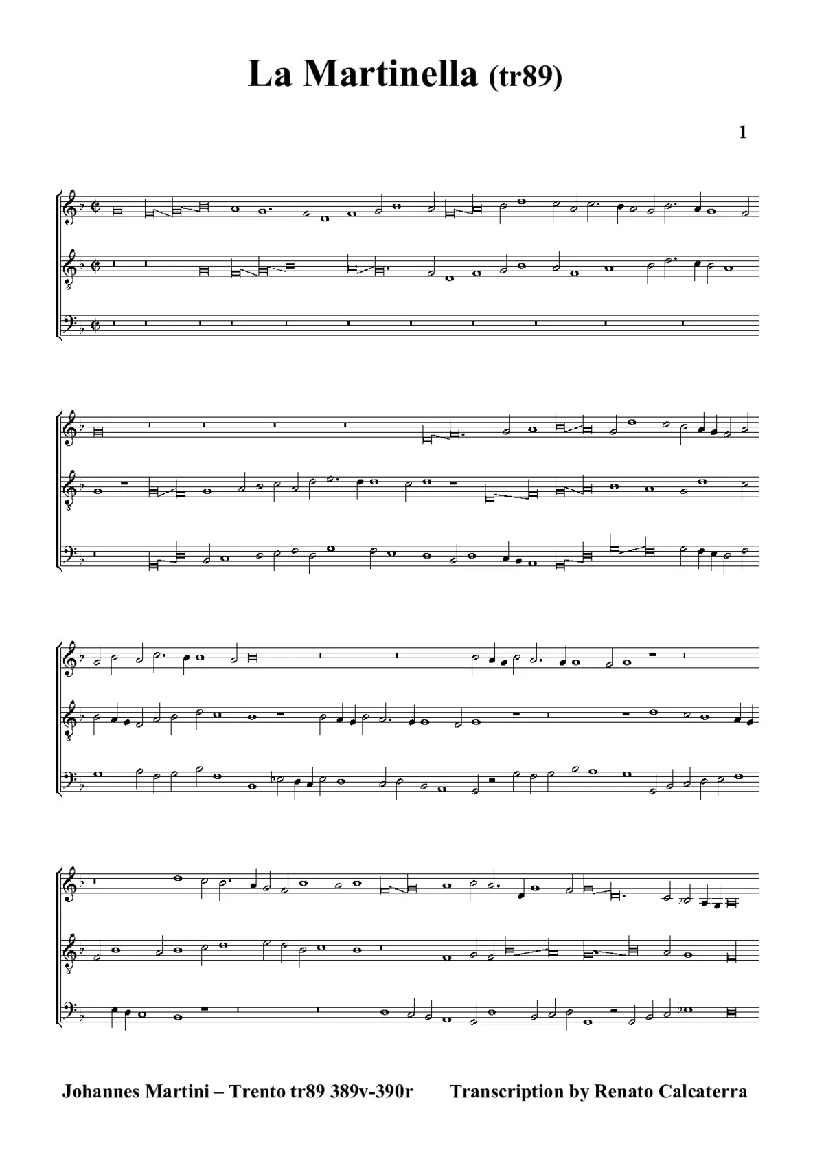 La Martinella - Page 1
