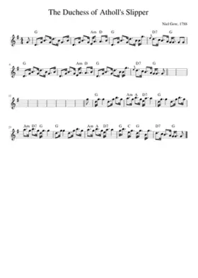 The Duchess of Atholl's Slipper