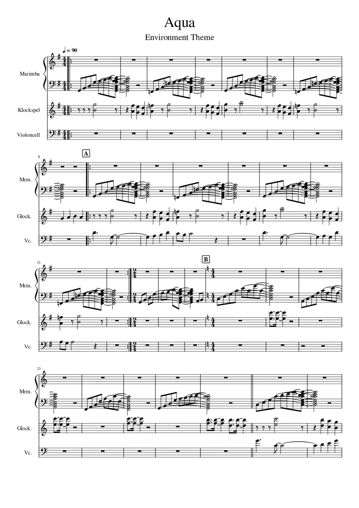 Aqua - Environment Theme - Page 1