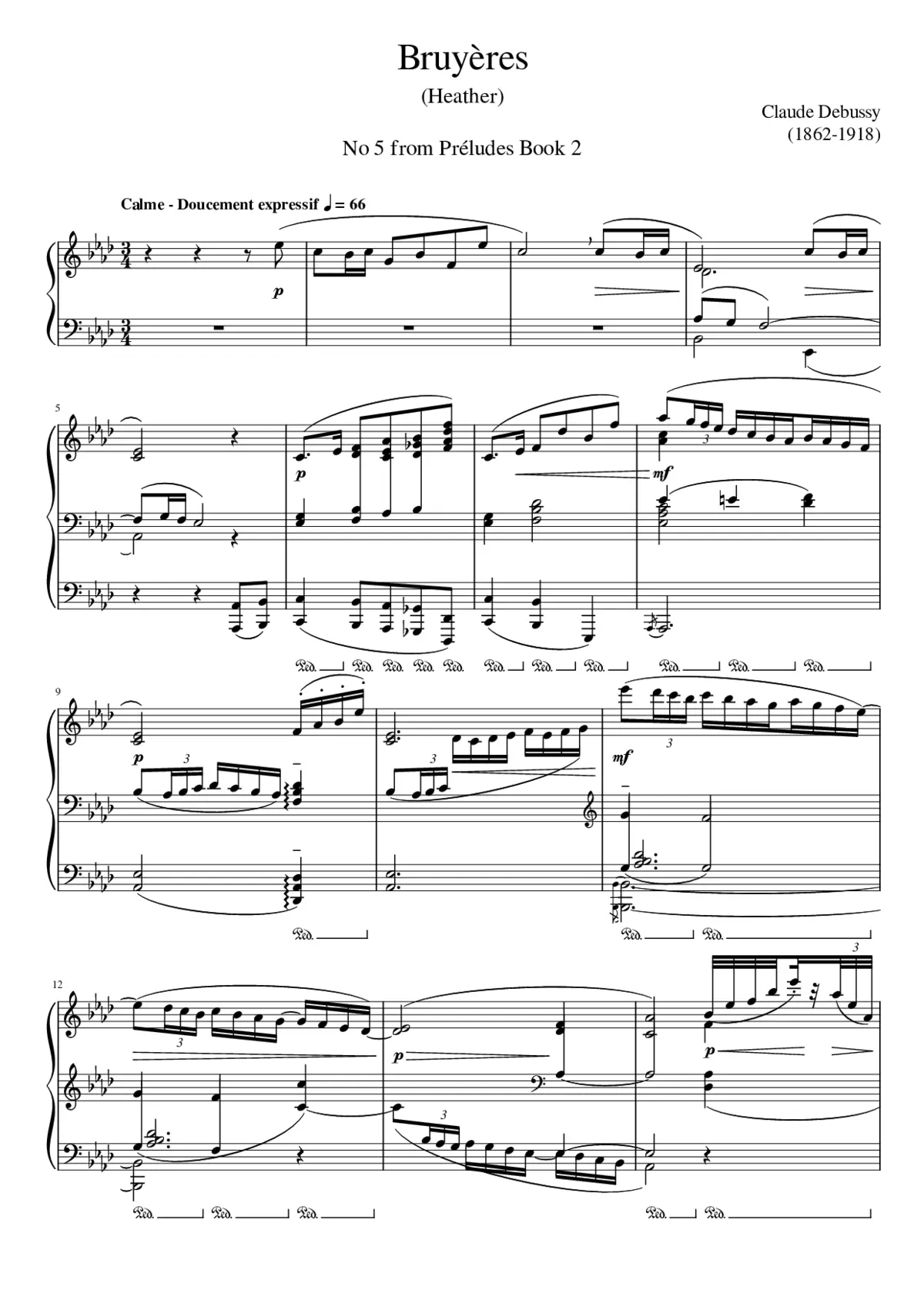 Préludes Livre 2 - Page 1