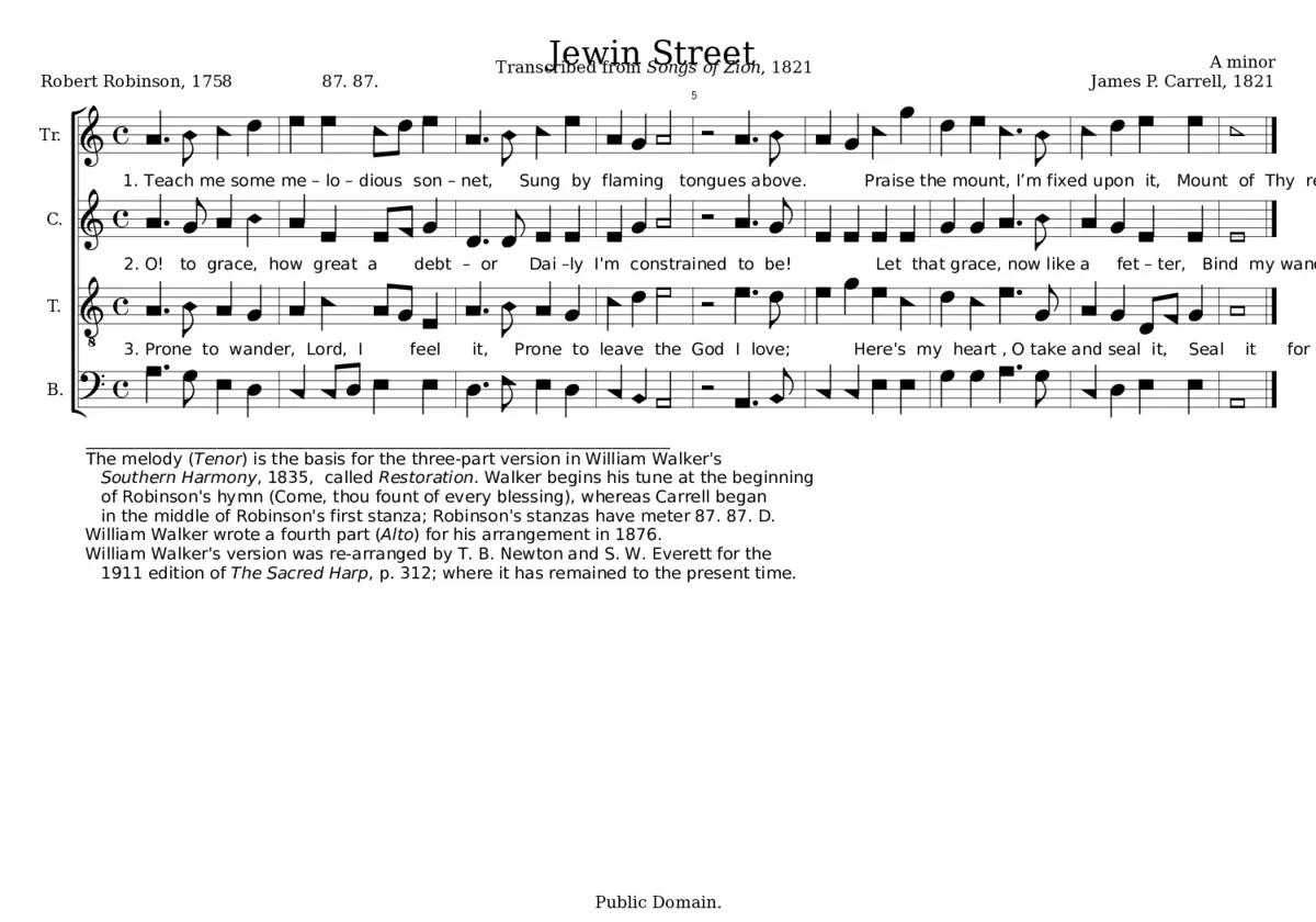 Jewin Street - James P. Carrell - Page 1
