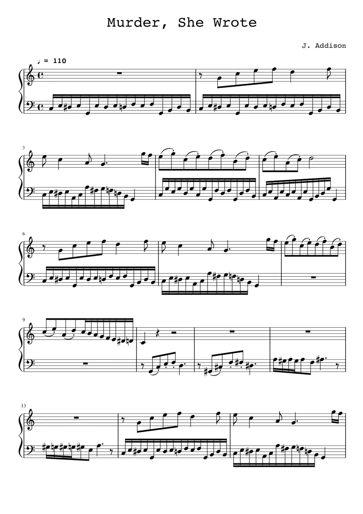 Murder She Wrote - Page 1