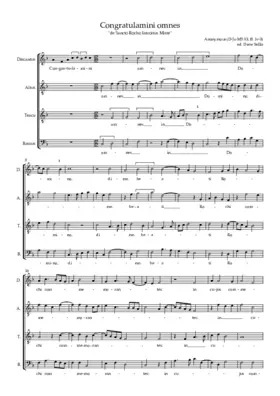 Congratulamini omnes (D-Ju MS 33)